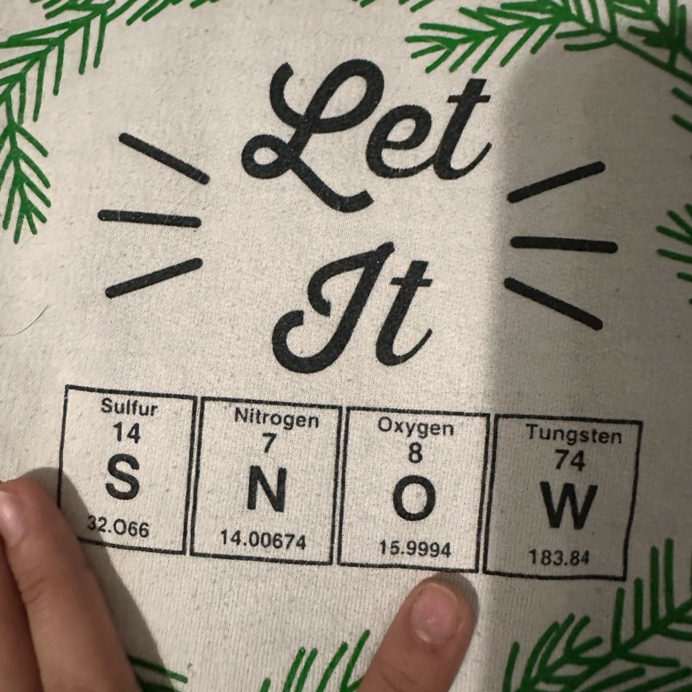 Let it Snow Funny Christmas Crewneck/Sweater Chemistry